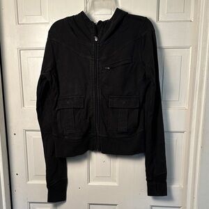 Lululemon women’s bomber jacket black